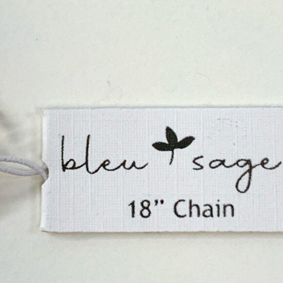 NWT Bleu Sage Sterling Silver Gold Tone Elephants Necklace 18 inch - Picture 3 of 5